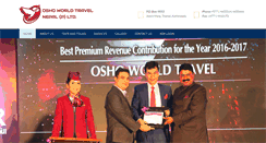 Desktop Screenshot of oshotravel.com